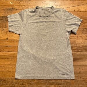 Calvin Klein Men's Light Gray Short Sleeve Tee